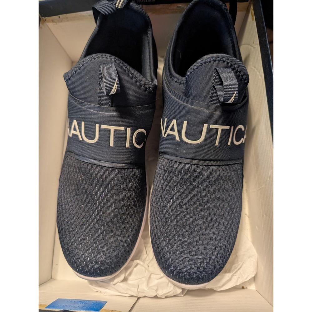 Nautica Men's Slip-On Sneakers‎ Walking Lightweight Joggers Navy  Blue Sz 11